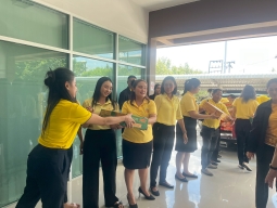 พิธีเจริญพระพุทธมนต์และทำบุญตักบาตรถวายพระราชกุศล เนื่องในโอกาสวันเฉลิมพระชนมพรรษา พระบาทสมเด็จพระเจ้าอยู่หัว 28 กรกฎาคม 2568